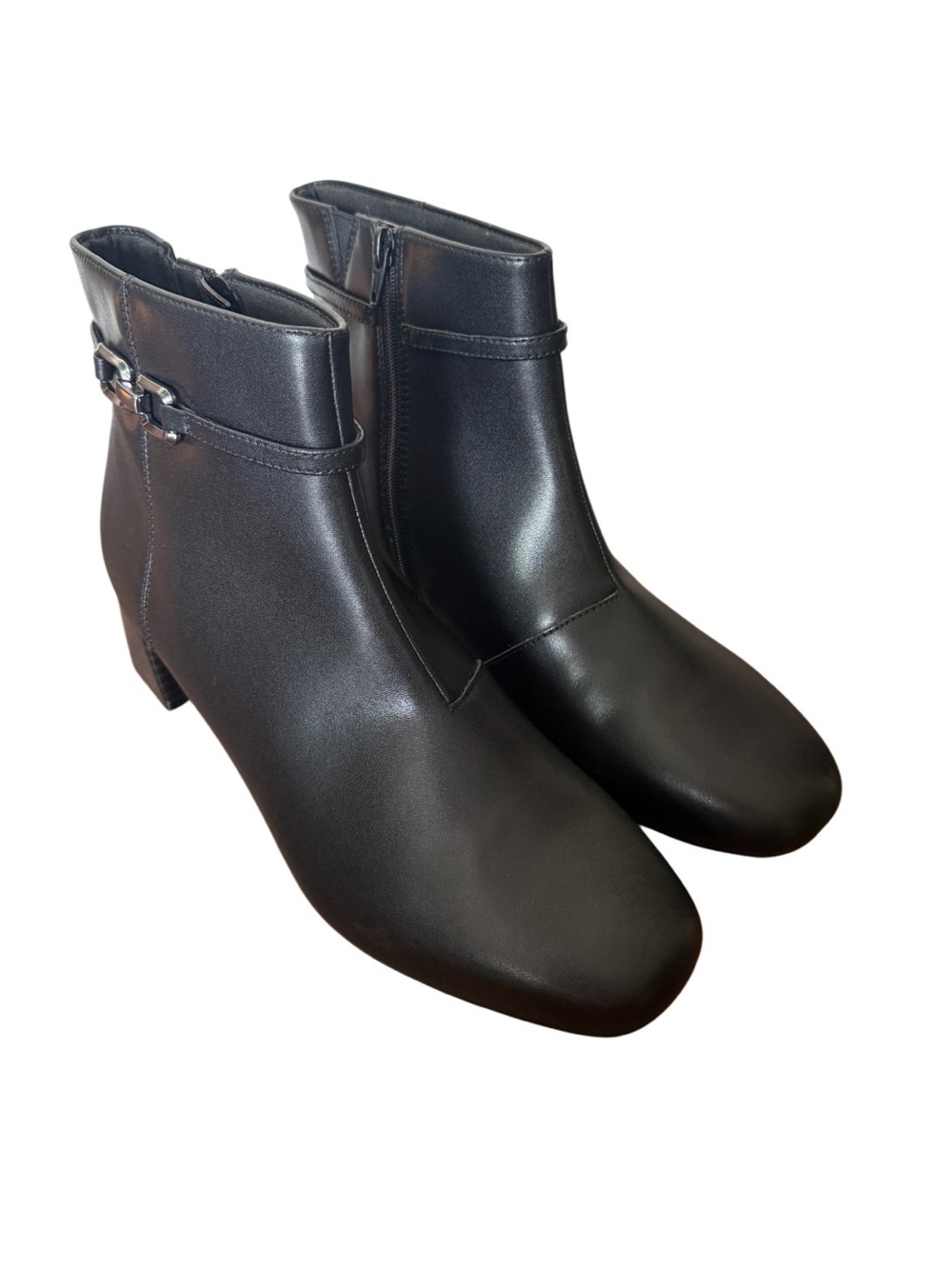 Clarks Iridessa Air Classic Black Ankle Boots-Size 11 NWT